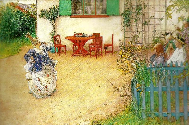 Carl Larsson lisbeth som den onde prinsessen oil painting picture